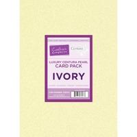 Ivory - Luxury Double Sided Centura Pearl A4 Card Pack (40 sheets)