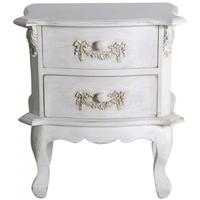 Ivory Two Drawer Chest