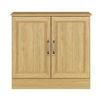 ivory 2 door sideboard oak