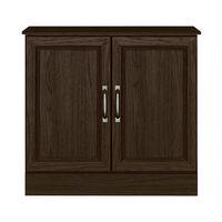 Ivory 2 Door Sideboard Dark Oak