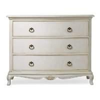 Ivory 3 Drawer Low Chest