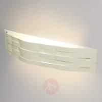 ivory coloured wall lamp flutti 52 cm