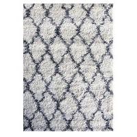 ivory cream trellis shaggy rug helsinki m