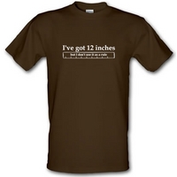I\'ve got 12 inches but I don\'t use it as a rule male t-shirt.