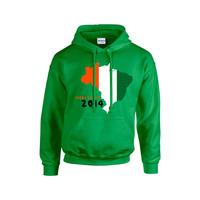 ivory coast 2014 country flag hoody orange kids