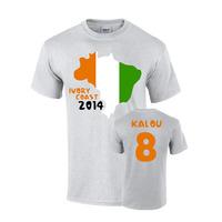 ivory coast 2014 country flag t shirt kalou 8