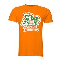 ivory coast the elephants t shirt orange