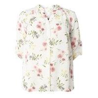 Ivory Busty Fit Floral Shirt, Dark Multi