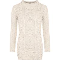 Ivy Cable Knitted Jumper - Stone