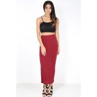 Ivy Elasticated Waist Bodycon Midi Skirt