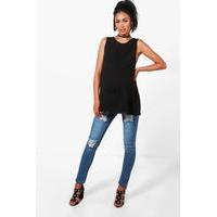 Ivy Rip Skinny Over The Bump Jean - blue