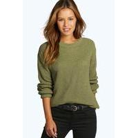 Ivy Oversized Jumper - khaki