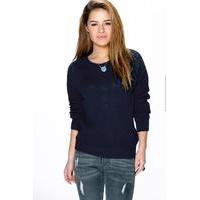 Ivy Oversized Jumper - navy