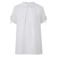 Ivory Jewelled Collar Shirt