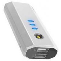 iWALK Extreme UBE5200D Dual USB Rechargeable 5200mAh Backup Battery White for Smartphones and Tablets