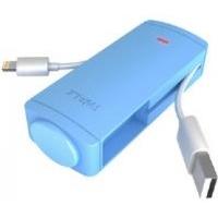 iWALK Charge It 25600mAh Rechargeable Backup Battery with Built-in Cable Blue
