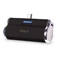 iWALK DBL3000M Rechargeable 3000mAh Battery/Dock (Black) for Smartphones (Micro USB)