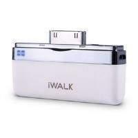 iWALK DBL1000I5 Rechargeable 1000mAh Battery/Dock (White) for iPhone 5/5S/5C