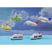 Iwako By Themes Cruise Ship, Helicopter Or Airplane Japanese Eraser