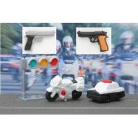 iwako japanese eraser toy police set 4pcs