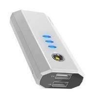 iWALK Extreme UBE5200D Dual USB Rechargeable 5200mAh Backup Battery (White) for Smartphones and Tablets