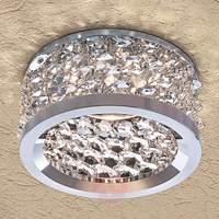 iwen built in light set with crystals chrome