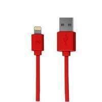 Iwalk Charging/sync Cable Lightning To Usb Cable (red) For Iphone 5/5c/5s