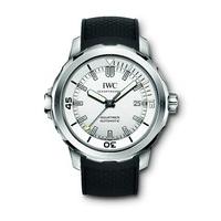 iwc aquatimer automatic mens black rubber strap watch