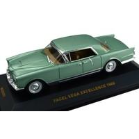 ixo 143 scale facel vega excellence 1960 model car metallic green