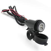 iztoss motorcycle 12v 24v waterproof usb phone charger adapter double  ...