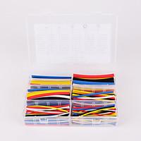 Iztoss 180pcs 90mm 2:1 ratio 6 Size ?1.6-9.5 0.8mm-4.8mm Polyolefin Heat Shrink Tubing sleeve Cable wrap Kit