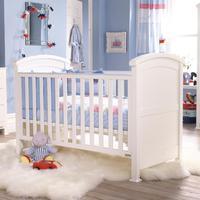 Izziwotnot Tranquillity White Cot Bed