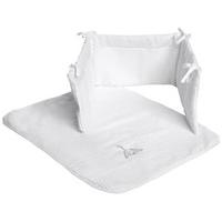 Izziwotnot Gift White 2 piece Crib Set