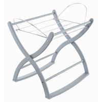 Izziwotnot Rocking Moses Basket Stand in Soft Grey