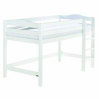 izziwotnot tempo raised mid sleeper bed white