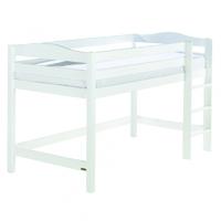 izziwotnot tempo raised mid sleeper bed white