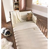 IzziWotNot Luxury 5 Piece Cot/Cot Bed Bedding Bale-Cream Gift