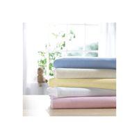 izziwotnot 2 pack jersey interlock cot fitted sheets blue