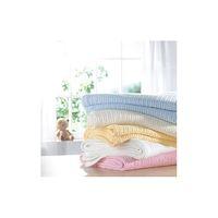 Izziwotnot Cot/Cot Bed Cellular Blanket-Blue