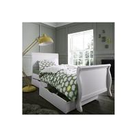 Izziwotnot Bailey Junior Bed Under Drawers x 2-White