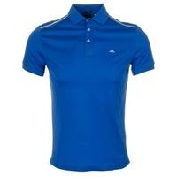 j lindeberg travister slip polo shirt blue