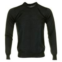 J Lindeberg Trex Fine Knit Logo Sweater Black