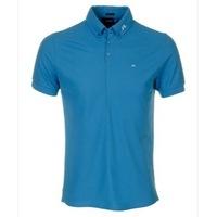 J Lindeberg Rubi BD Tour Logo Polo Shirt Blue