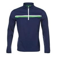 J Lindeberg Ventus T-Neck Windstopper Fleece Navy/Purple