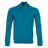 j lindeberg kian tour merino sweater aqua blue