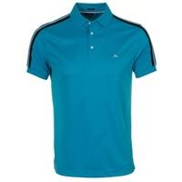 J Lindeberg Leston Fieldsensor 2.0 Polo Shirt Aqua Blue