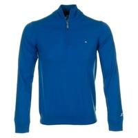 J Lindeberg Kian Tour Merino Sweater Blue 6259