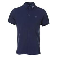 J Lindeberg Rubi BD Tour Logo Polo Shirt Navy/Purple