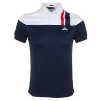 J Lindeberg Kelvin Fieldsensor 2.0 Polo Shirt Navy/Purple