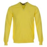 J Lindeberg Lymann True Merino Sweater Yellow/Lemon